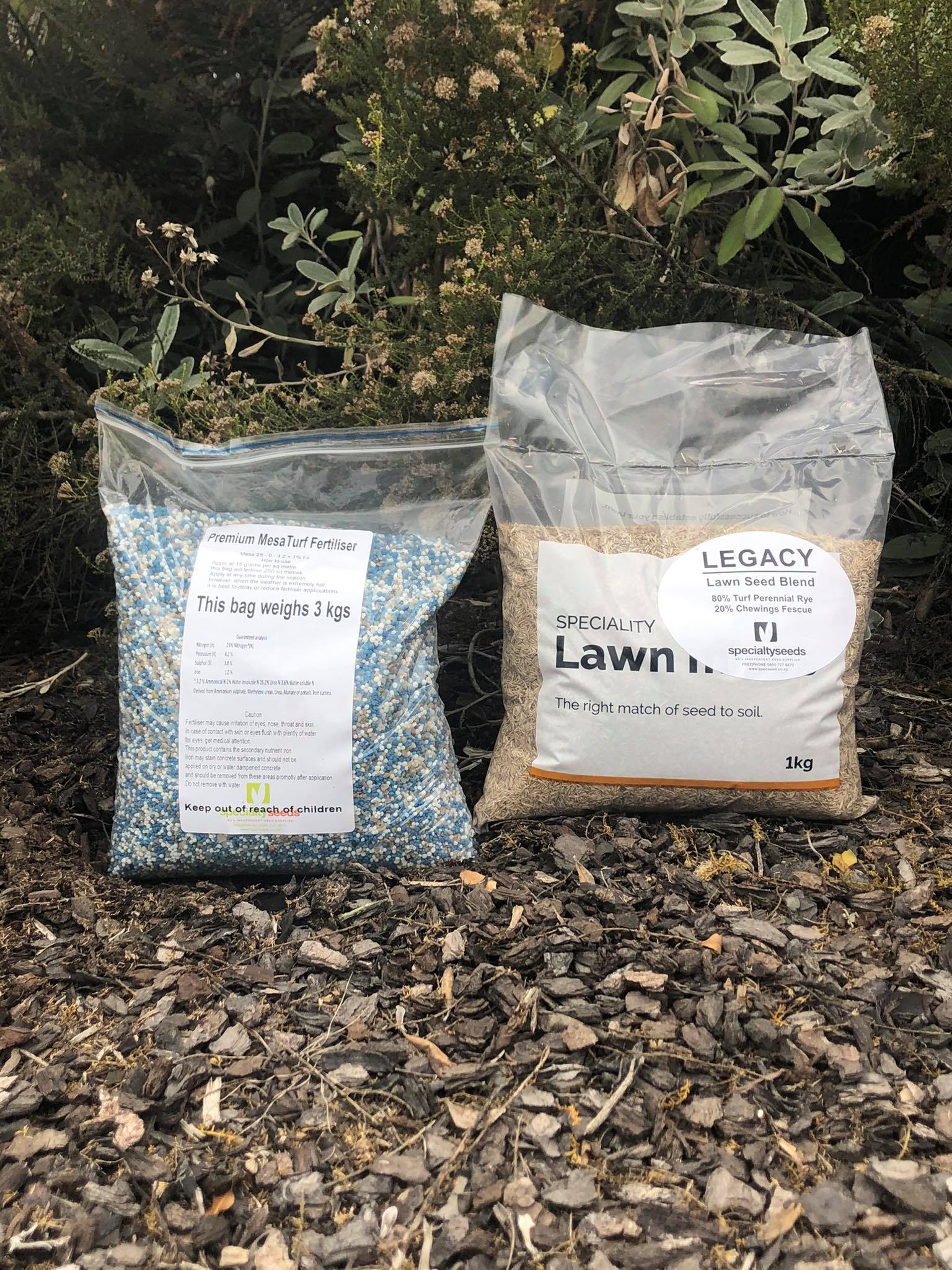 Legacy & Fertilizer Combo Deal! SAVE 15% – Specialty Seeds Lawn seed ...